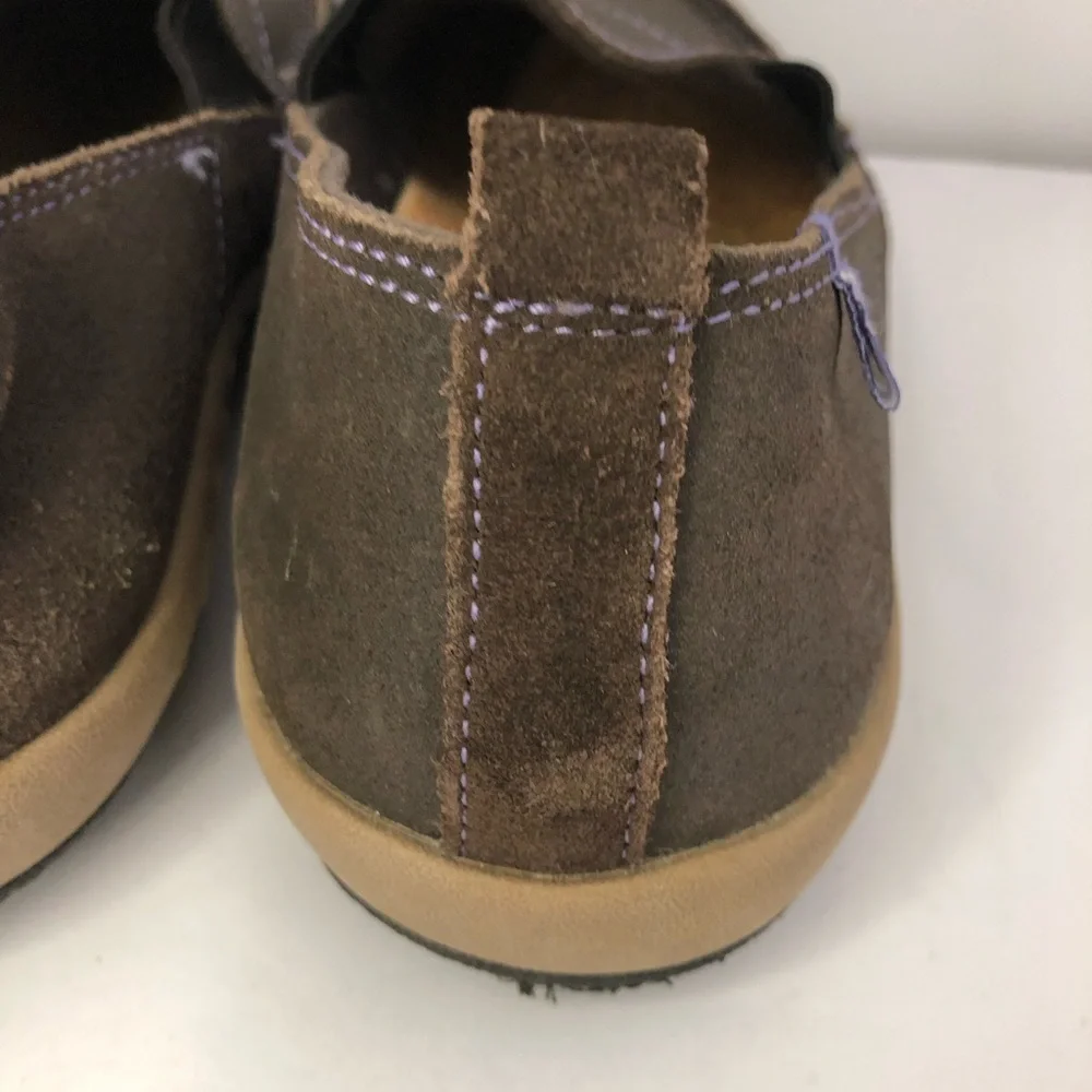 Spenco Women Size 9 Orthotic leather Slip-On Loafer Brown Comfort Shoes